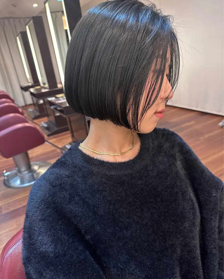 ショート カラー ボブ カット トリートメント 伊藤 拓哉のヘアスタイル