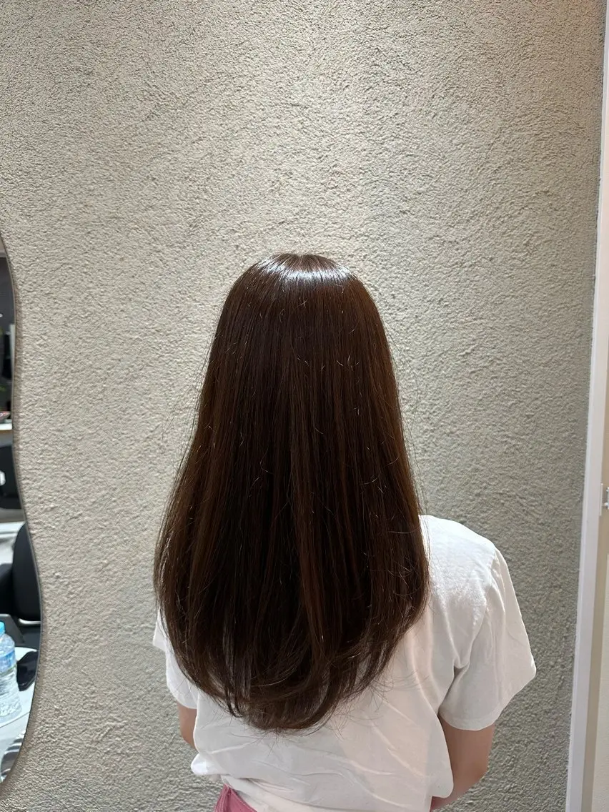 セミロング カラー ダブルカラー Shiro RENのヘアスタイル