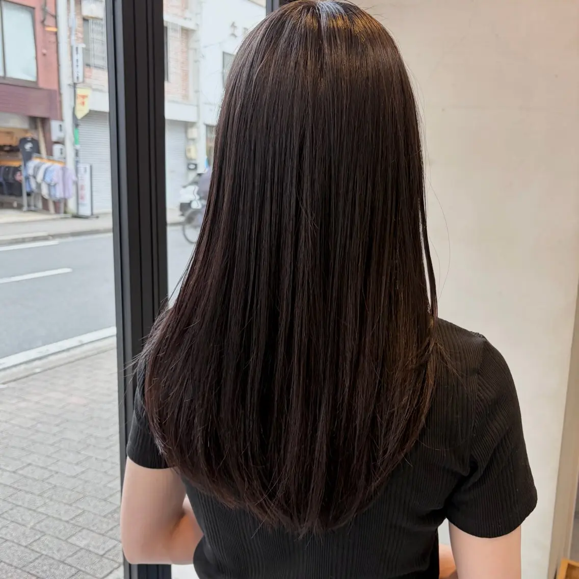 ロング カラー 髪質改善 カット ヘアカラー トリートメント なな/ICI/レイヤ ーパーマ/上前津のヘアスタイル