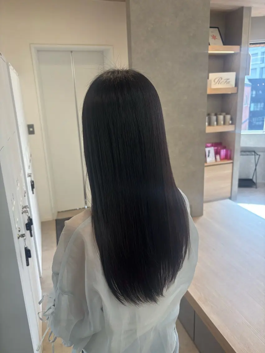 ロング カット トリートメント 🌷【透明感カラー】 ✨Yuiのヘアスタイル