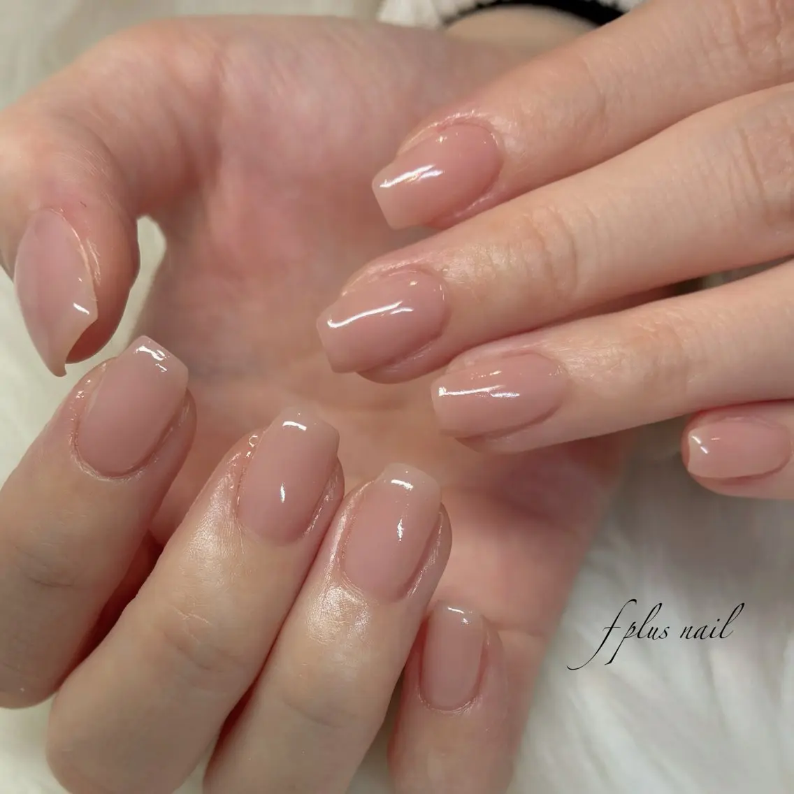 ネイル オフィスネイル ワンカラーネイル ピンク シンプルネイル ハンドネイル kanako nail🌷のネイルデザイン