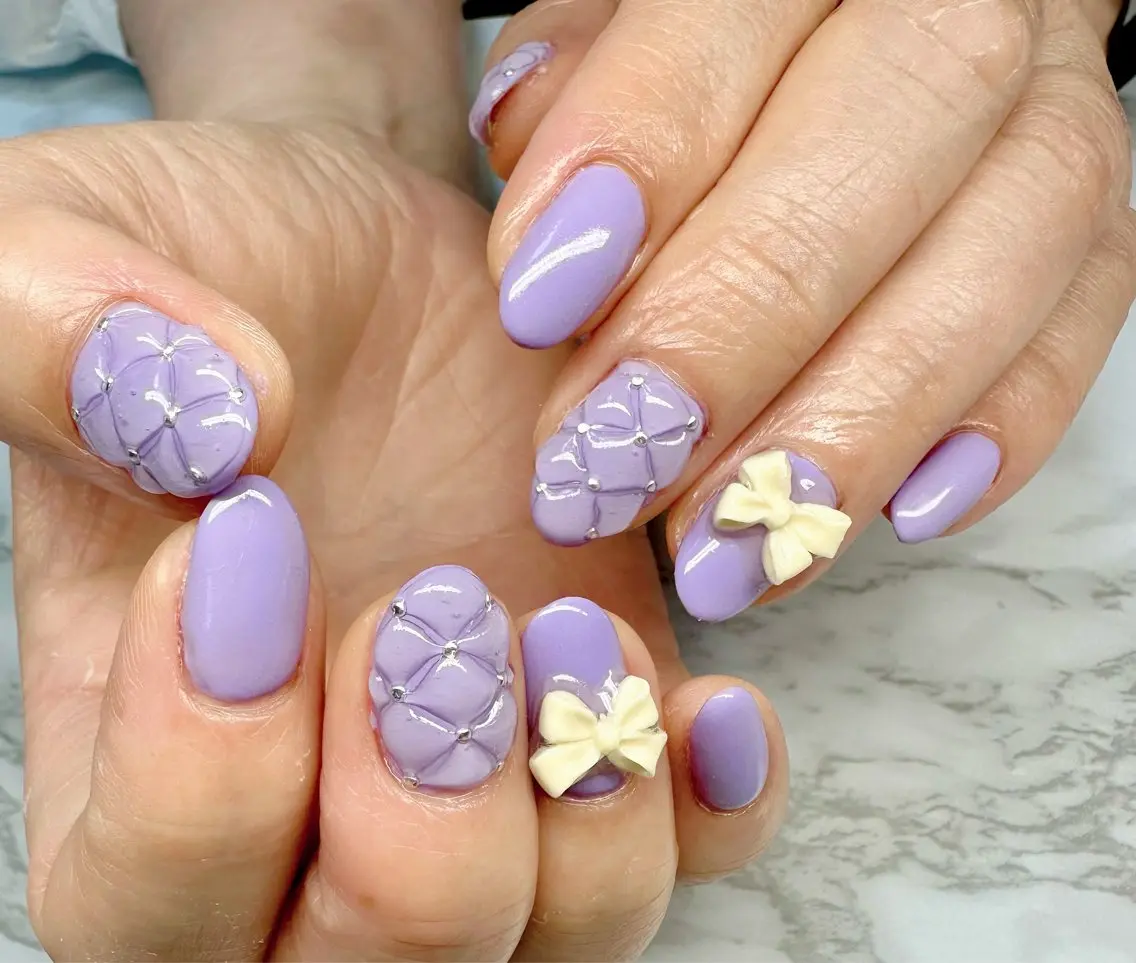 ネイル オーロラネイル マグネットネイル ニュアンスネイル ワンカラーネイル 夏ネイル Mai’s nailのネイルデザイン