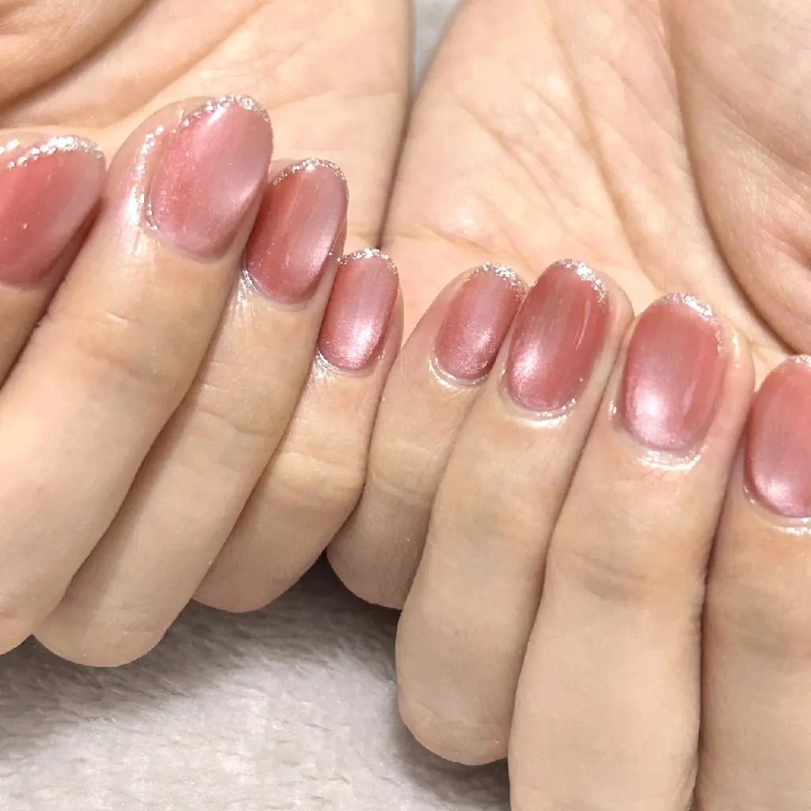 【ハンド💅】【マグネットワンカラー🧲】【ジェルネイル💅】【ご新規様付替オフ無料♪】【営業時間外&土日祝は追加料金】の写真