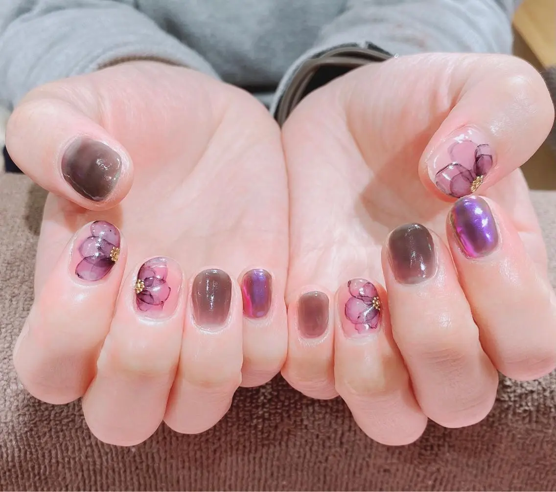 ネイル フラワーネイル VIST☆ ｍａｍｉのネイルデザイン