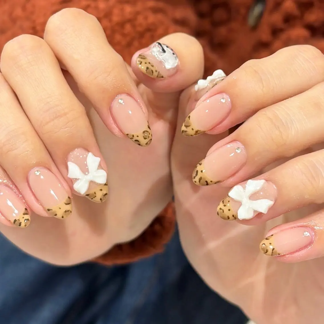ネイル アニマル柄 持ち込み モデル様募集中♡ Kokomi🍮のネイルデザイン