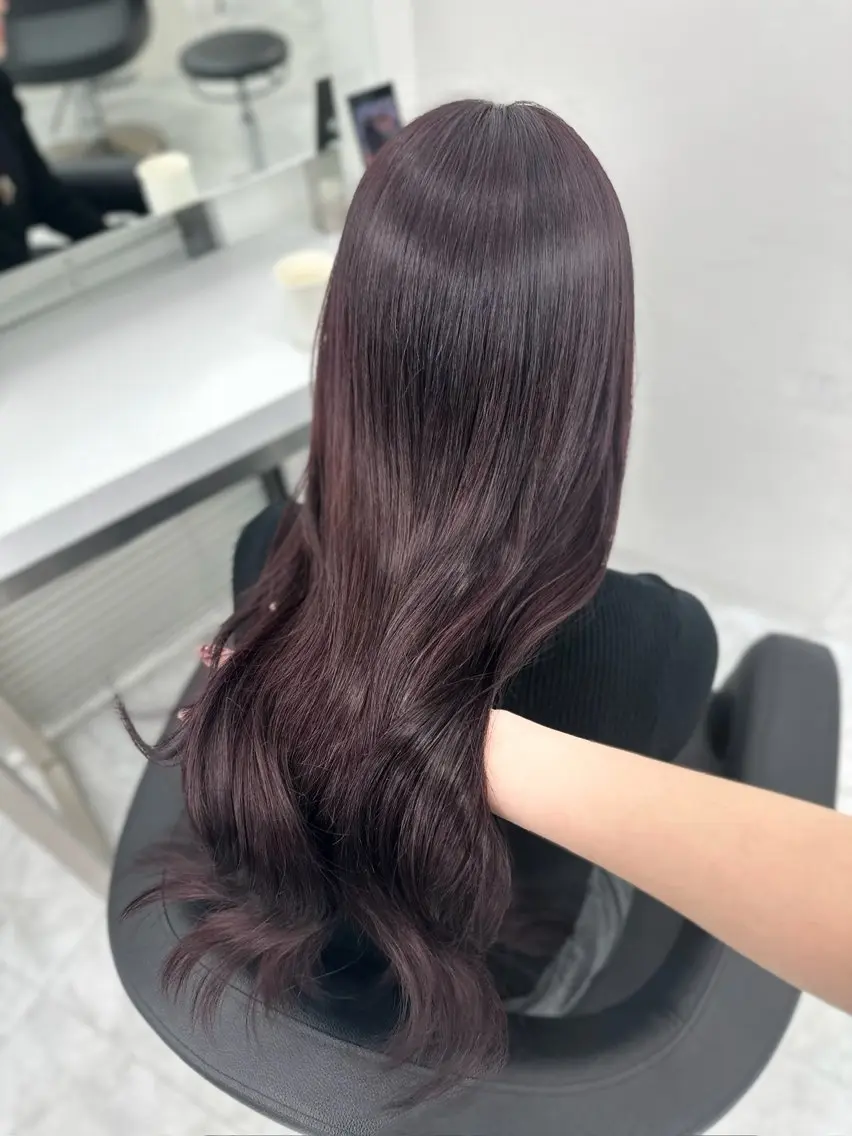 セミロング カラー ヘアカラー ヘッドスパ ヘアセット 似合わせstyle ❤︎misaki❤︎のヘアスタイル