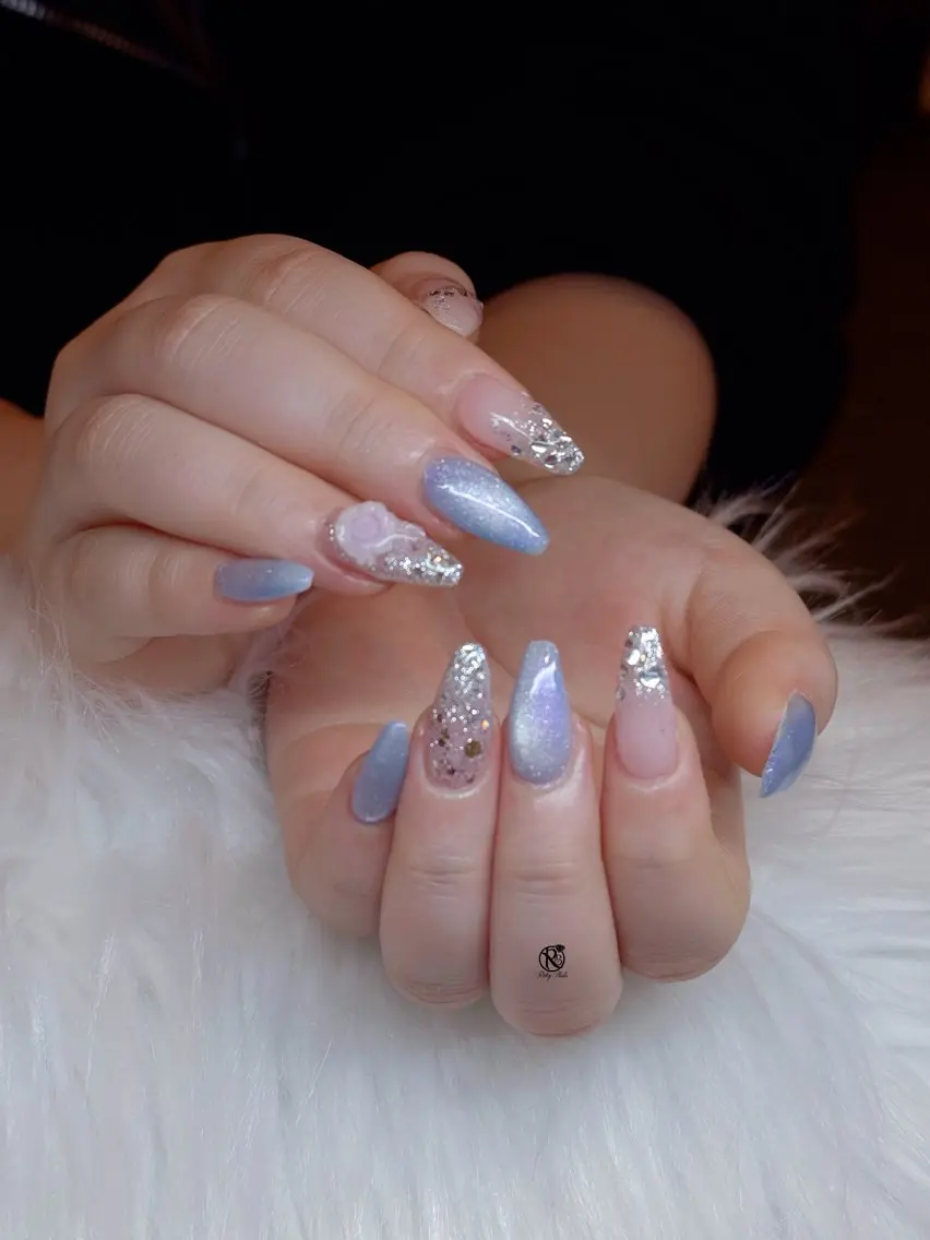 ネイル ボルドー ブラウン チークネイル ドット フットネイル ハンドネイル Ruby Nail 霞ヶ関店のネイルデザイン