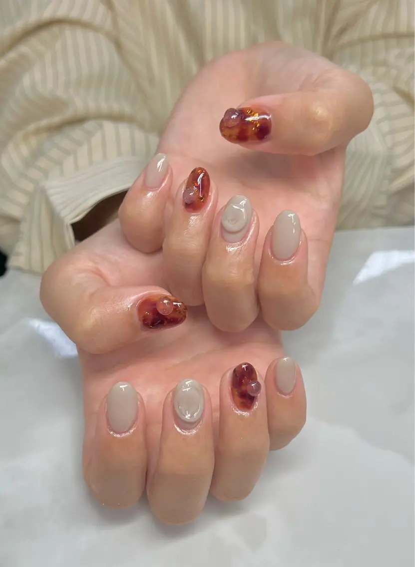 ネイル AISAフィル× ハードモチ最強のネイルデザイン