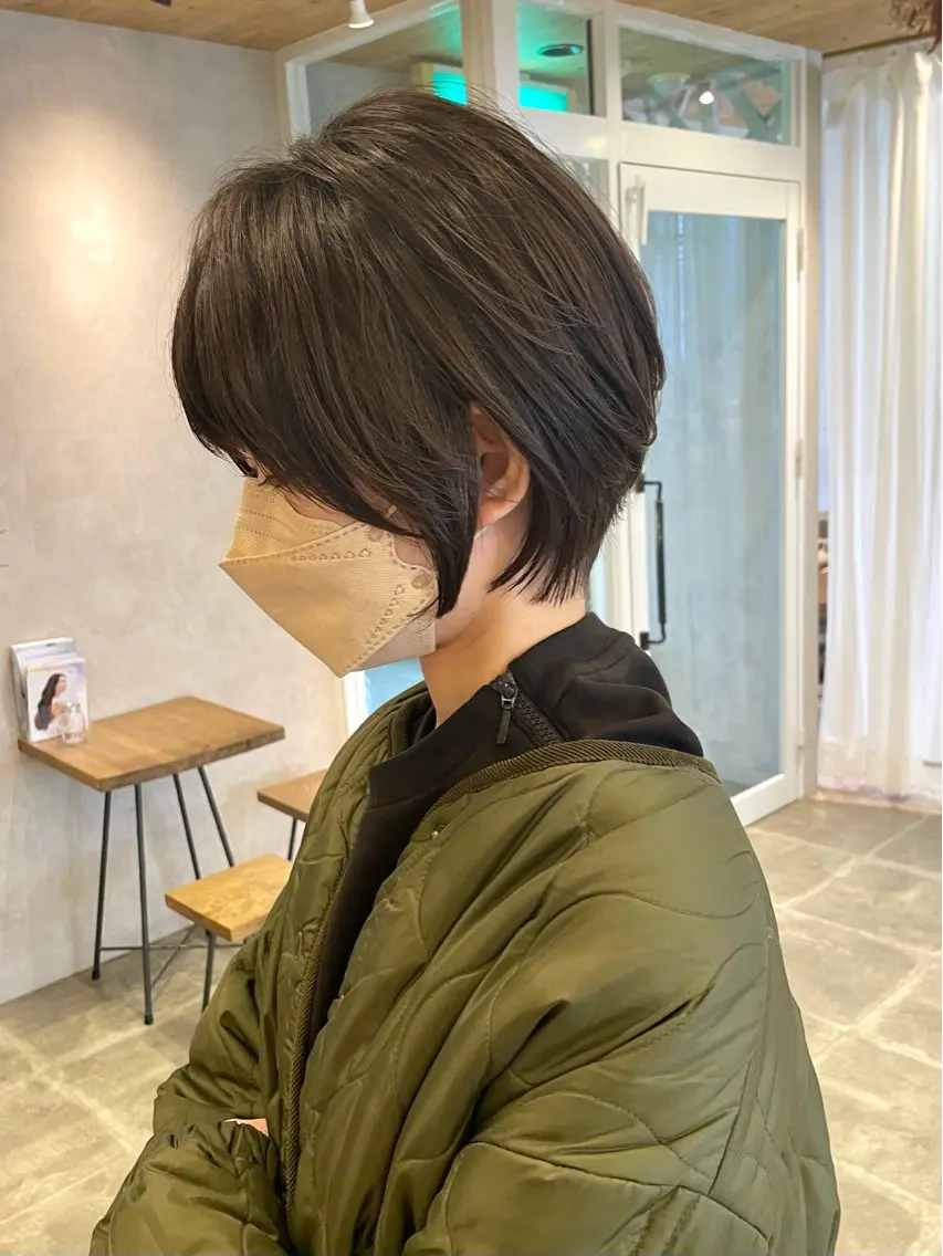 ショート カット ヘアカラー トリートメント 浅原大輝 /髪質改善の達人のヘアスタイル