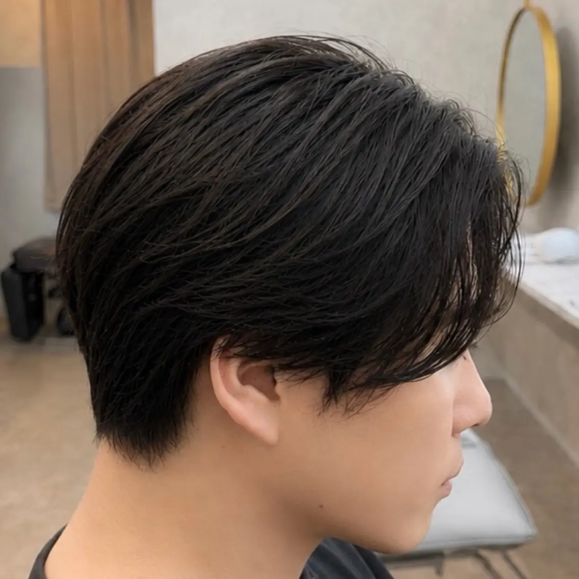 メンズ ニュアンスパーマ🌀 毛流れ🩶イザベラのヘアスタイル