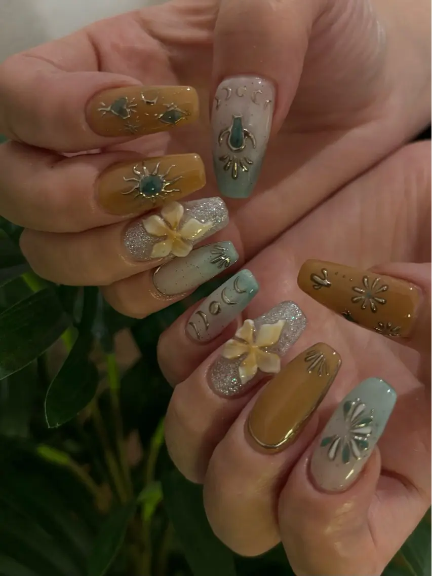 ネイル アートネイル フラワーネイル ハンドネイル KAHUA nailのネイルデザイン