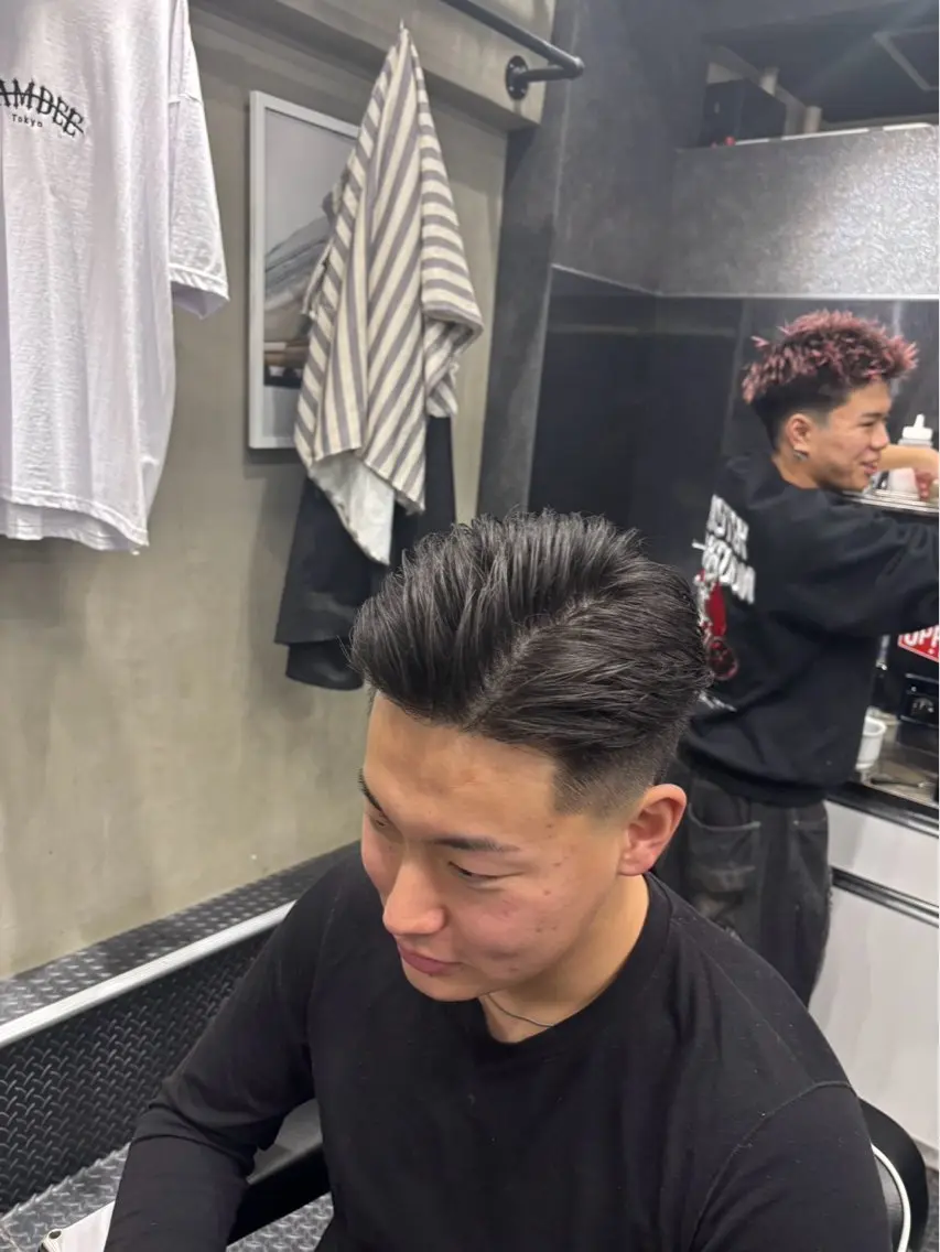ショート メンズ フェードカット メンズ特化理容師 ふうきのヘアスタイル