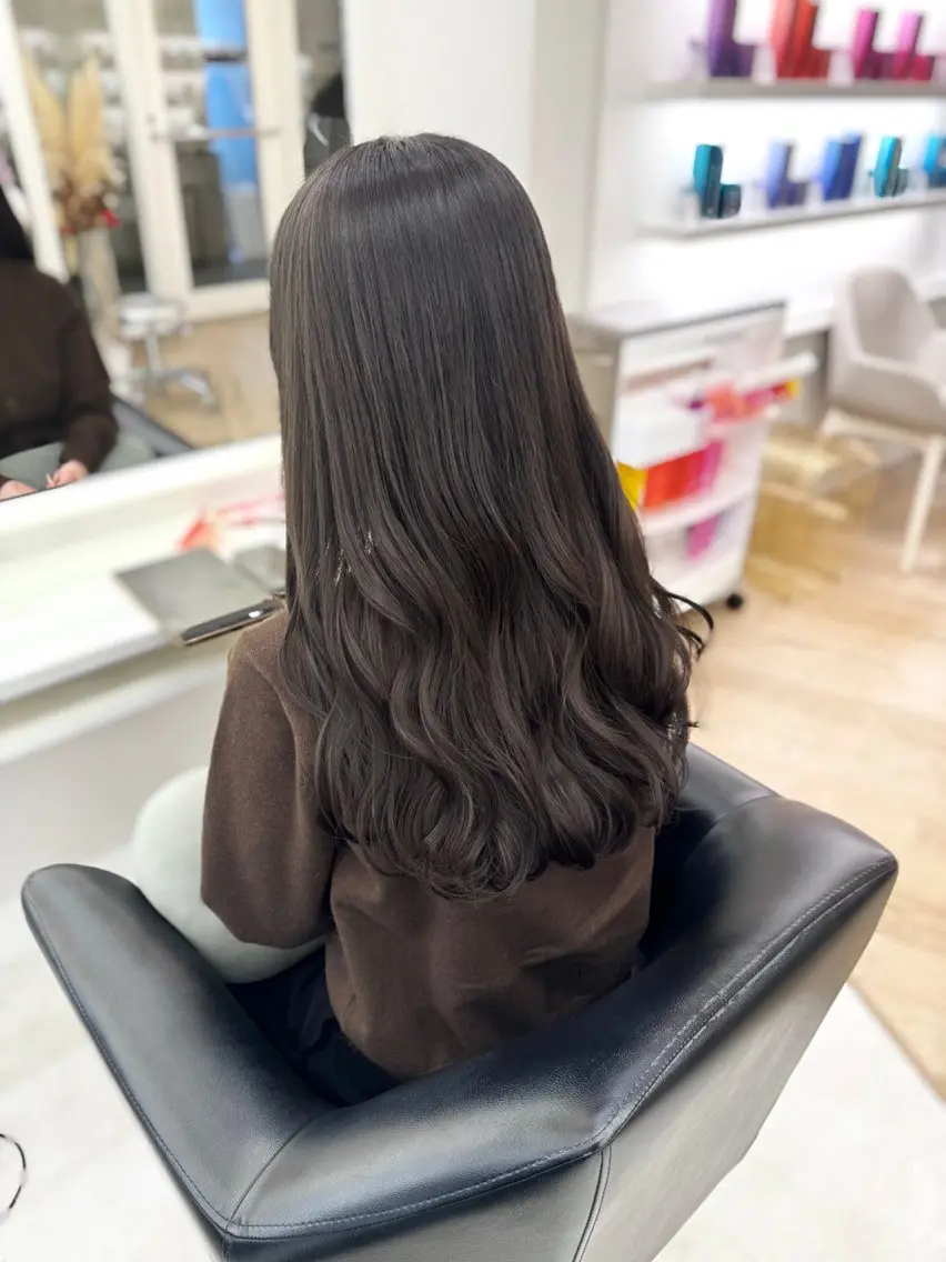 ロング カラー カット ヘアカラー ♡ParveMix NANO♡のヘアスタイル