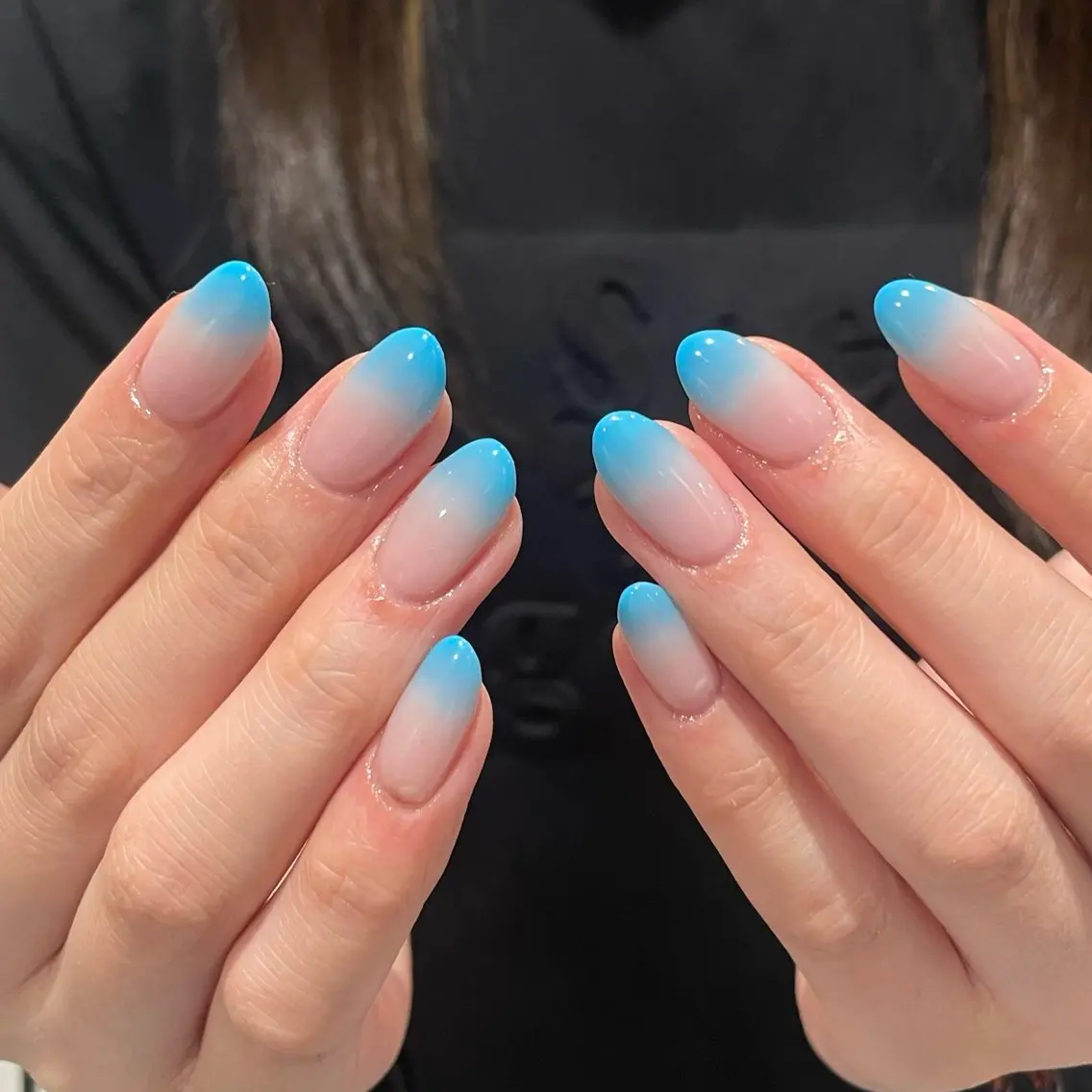 ネイル グラデーション ハンドネイル IROHA NAIL Kurumi🪽🫧のネイルデザイン