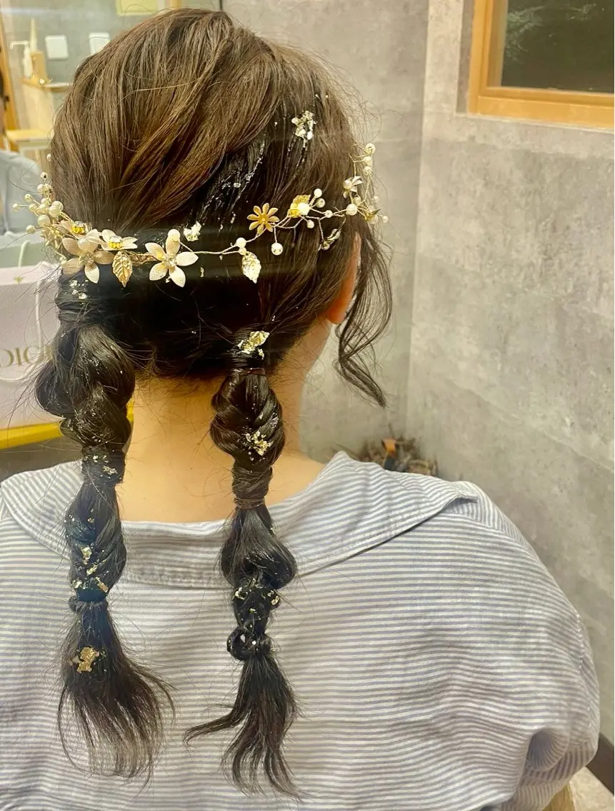 セミロング ヘアセット 艶髪 🌸木下なつみのヘアスタイル