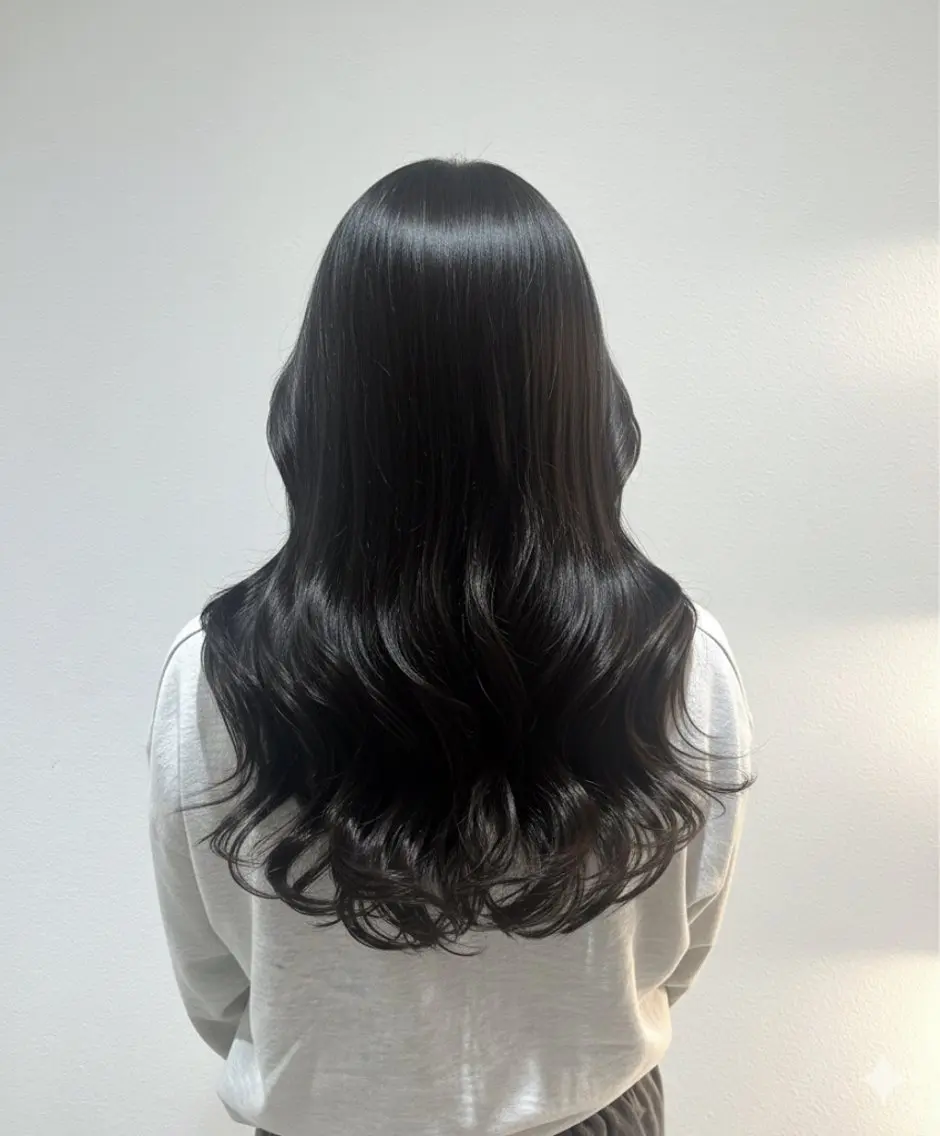 ロング カラー カット ヘアカラー トリートメント 透明感Color🩶 髪質改善 ユウナ🦋のヘアスタイル