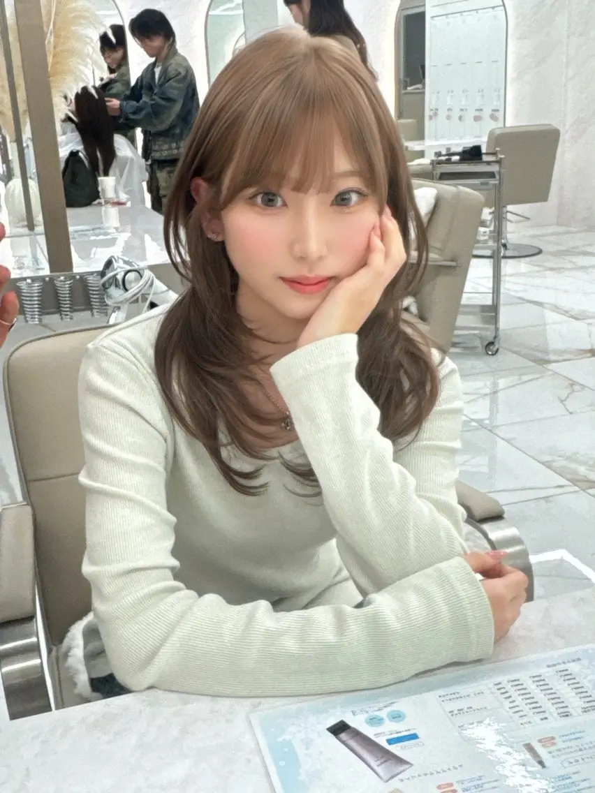 【🫧ブリーチあり🫧】ブリーチ1回➕透明感カラー➕韓国巻き🤍の写真