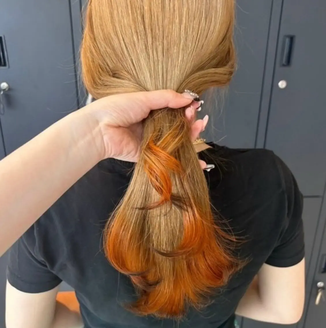 セミロング カラー 🫧モデル募集 純菜🫧のヘアスタイル