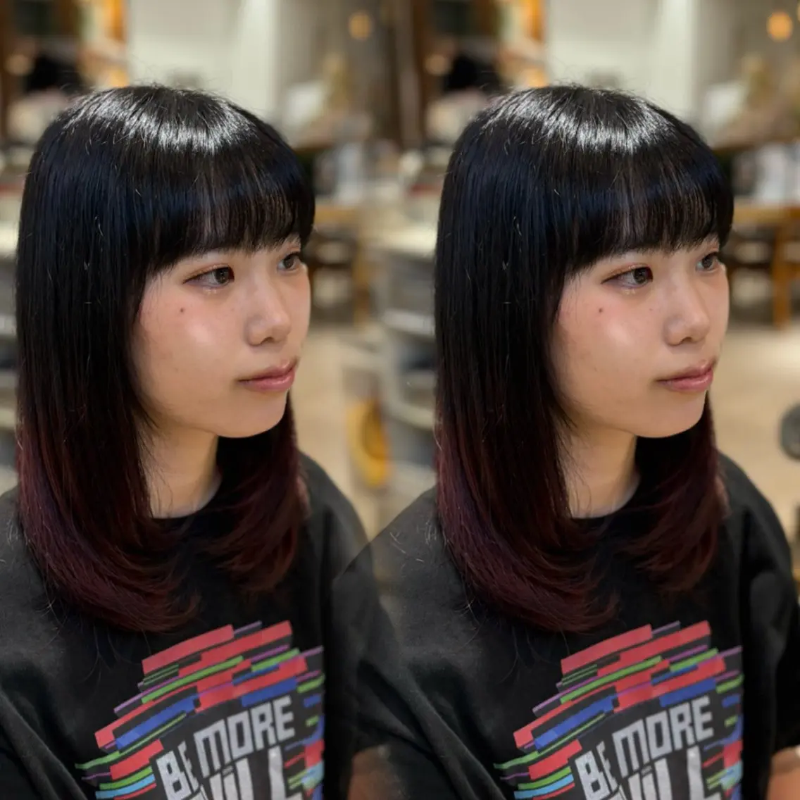 ミディアム ヘアカラー Kurumi 🩰カットモデル募集のヘアスタイル