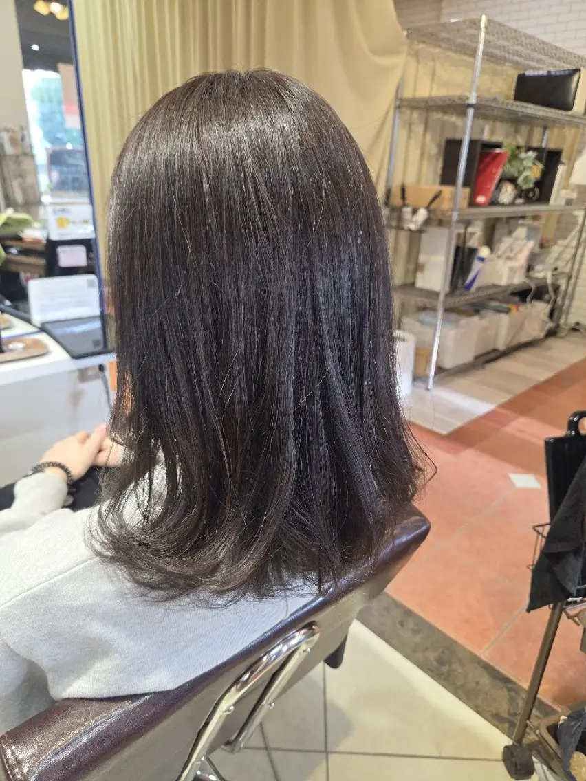 カラー&トリートメントシャンプー込みの写真