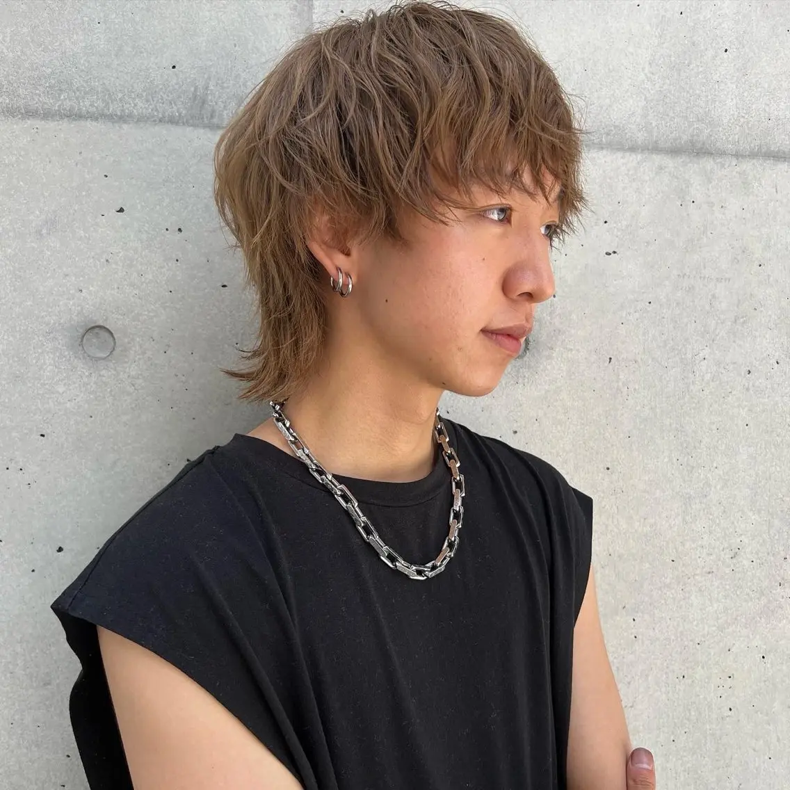 メンズ カット メンズパーマ特化/ シャドウ/波巻/陸翔のヘアスタイル