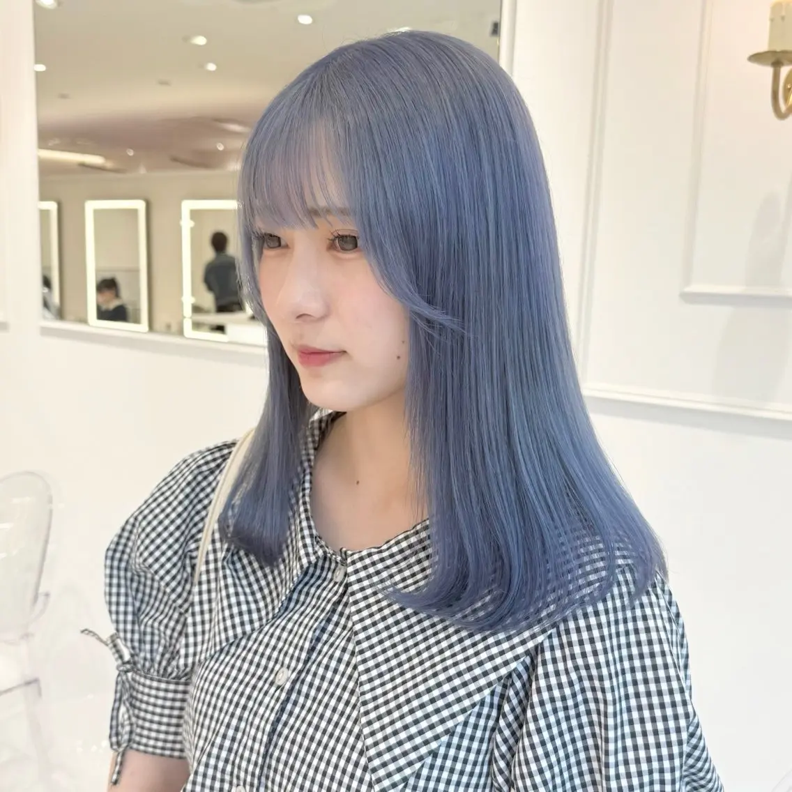 ミディアム カラー ブリーチ ParveMix いしいまお🌼のヘアスタイル