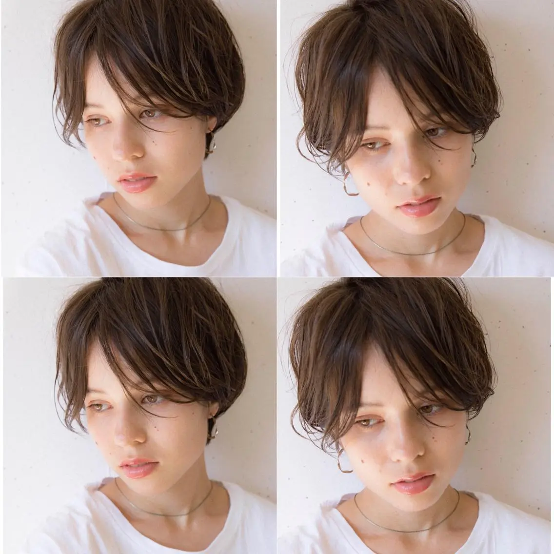 ショート カラー パーマ タカハシ ショウタのヘアスタイル