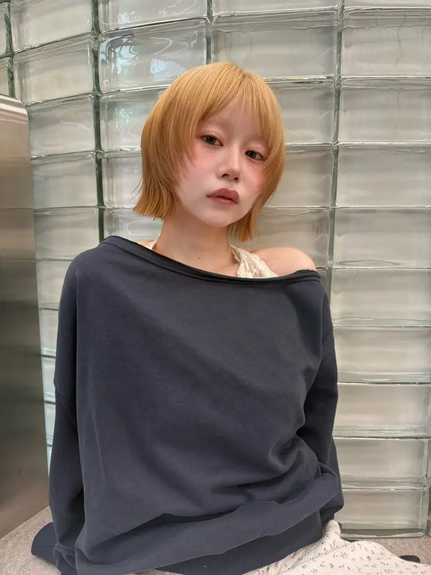 ショート カット おしゃれボブ/暖色 カラー🧶いろはのヘアスタイル