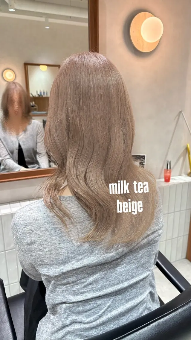 ロング ヘアカラー SANO YUIのヘアスタイル