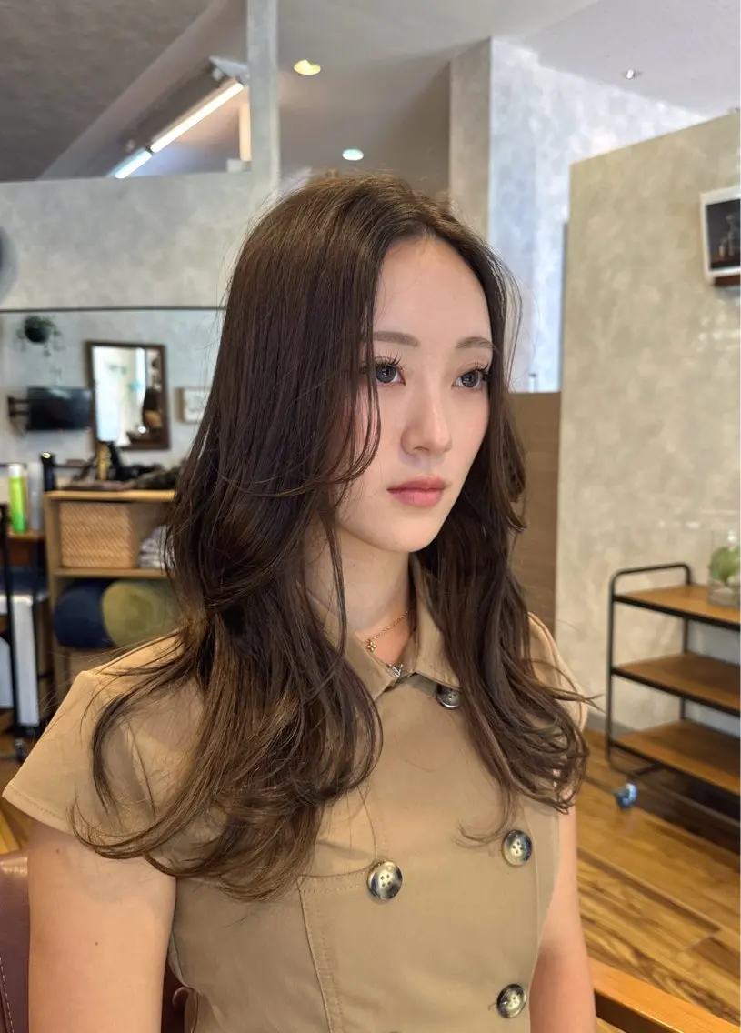 ロング ヘアカラー トリートメント CROCHE クロッシュのヘアスタイル