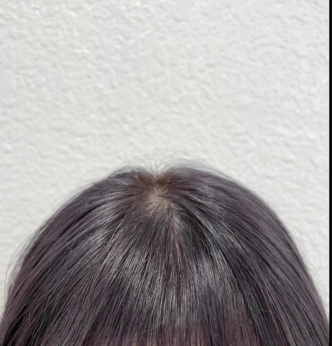 ロング カラー ブリーチ ブルーカラー ブルーラベンダー ラベンダーカラー 渋谷 留菜のヘアスタイル