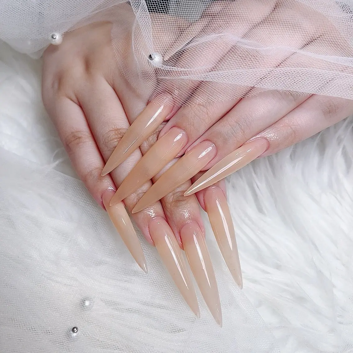 ネイル ロングネイル ハンドネイル Chiin Nailのネイルデザイン