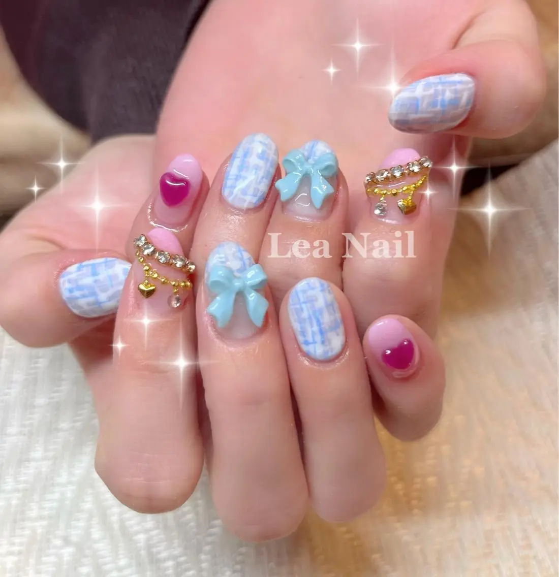 ネイル ハート Lea Nailのネイルデザイン