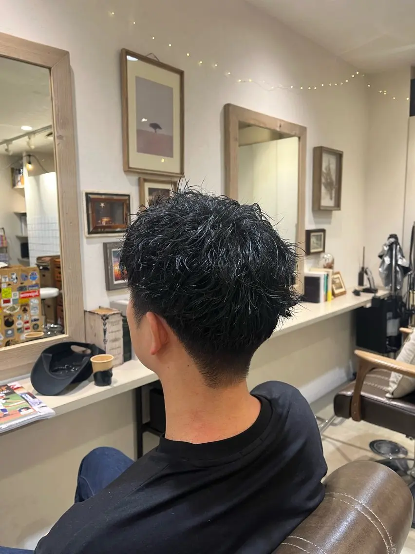 カット+ツイストパーマ⚡️⚡️+トリートメント✨️の写真