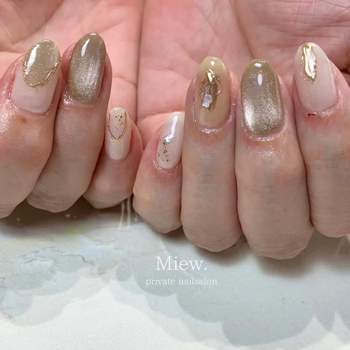 ネイル ブライダルネイル Mina🫧 【Miew.】のネイルデザイン