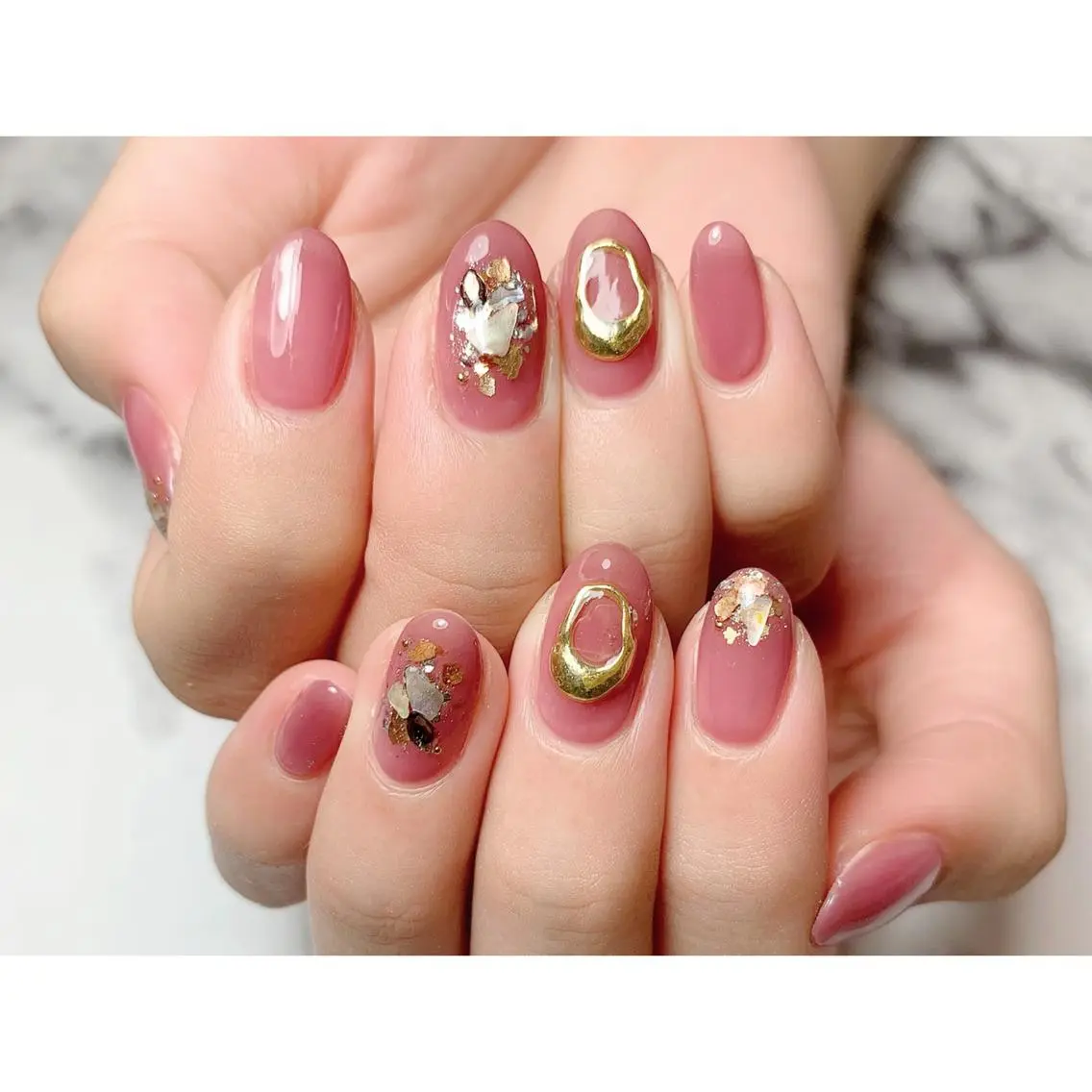 ネイル ピンク nailsalon maluriのネイルデザイン
