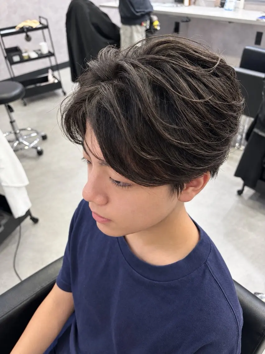 ミディアム パーマ ミディアムパーマ カット パーマ 平畑 直将 《メンズ・パーマ》のヘアスタイル