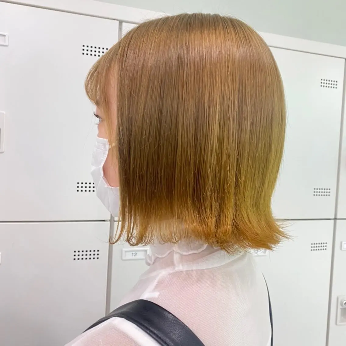 ミディアム カラー ヘアカラー トリートメント 🌼リナ🌼赤み消し オリーブ/ブラウンのヘアスタイル