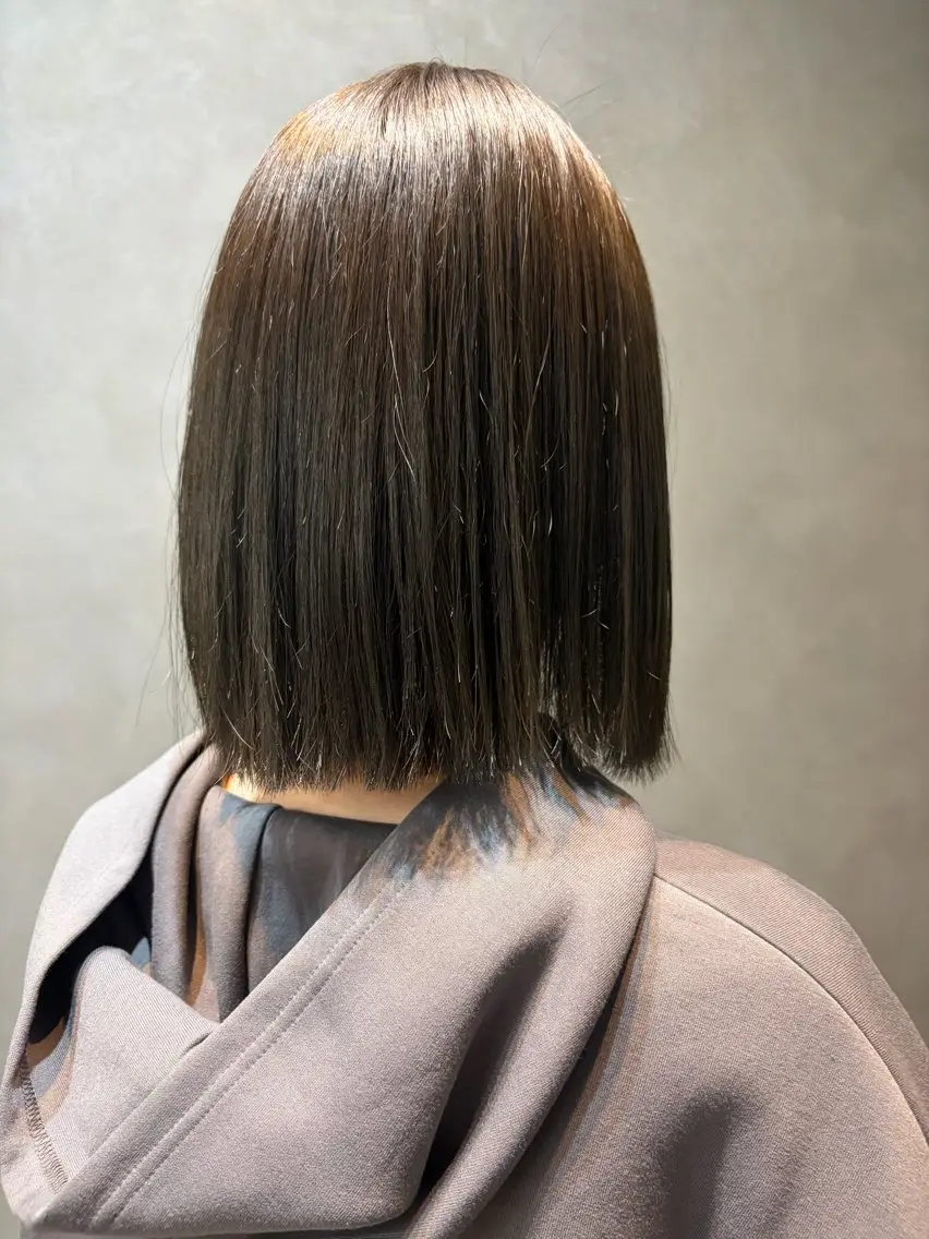 カラー グレージュ オリーブグレージュ オリーブグレー カット ヘアカラー 🎀ayana /仙台/艶カラー🎀のヘアスタイル