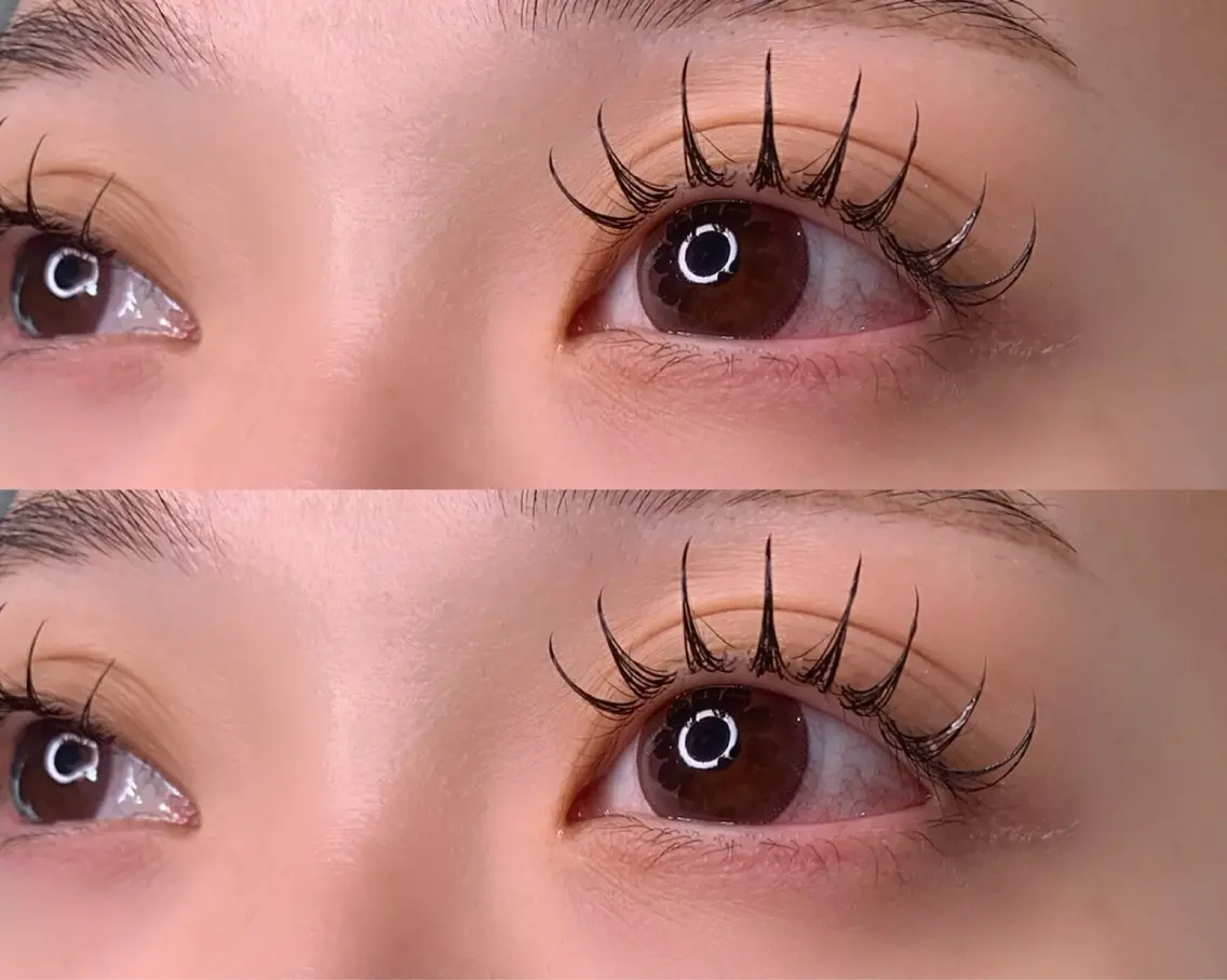 マツエク・マツパ フラットラッシュ Eyelash Salon IROのマツエク・マツパデザイン