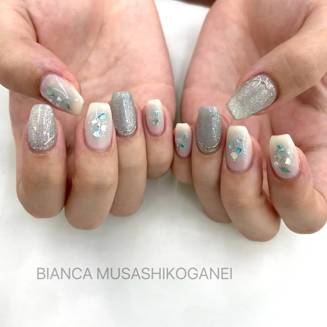 ネイル ハンドネイル Bianca🫧 SHIMIZU🩰のネイルデザイン