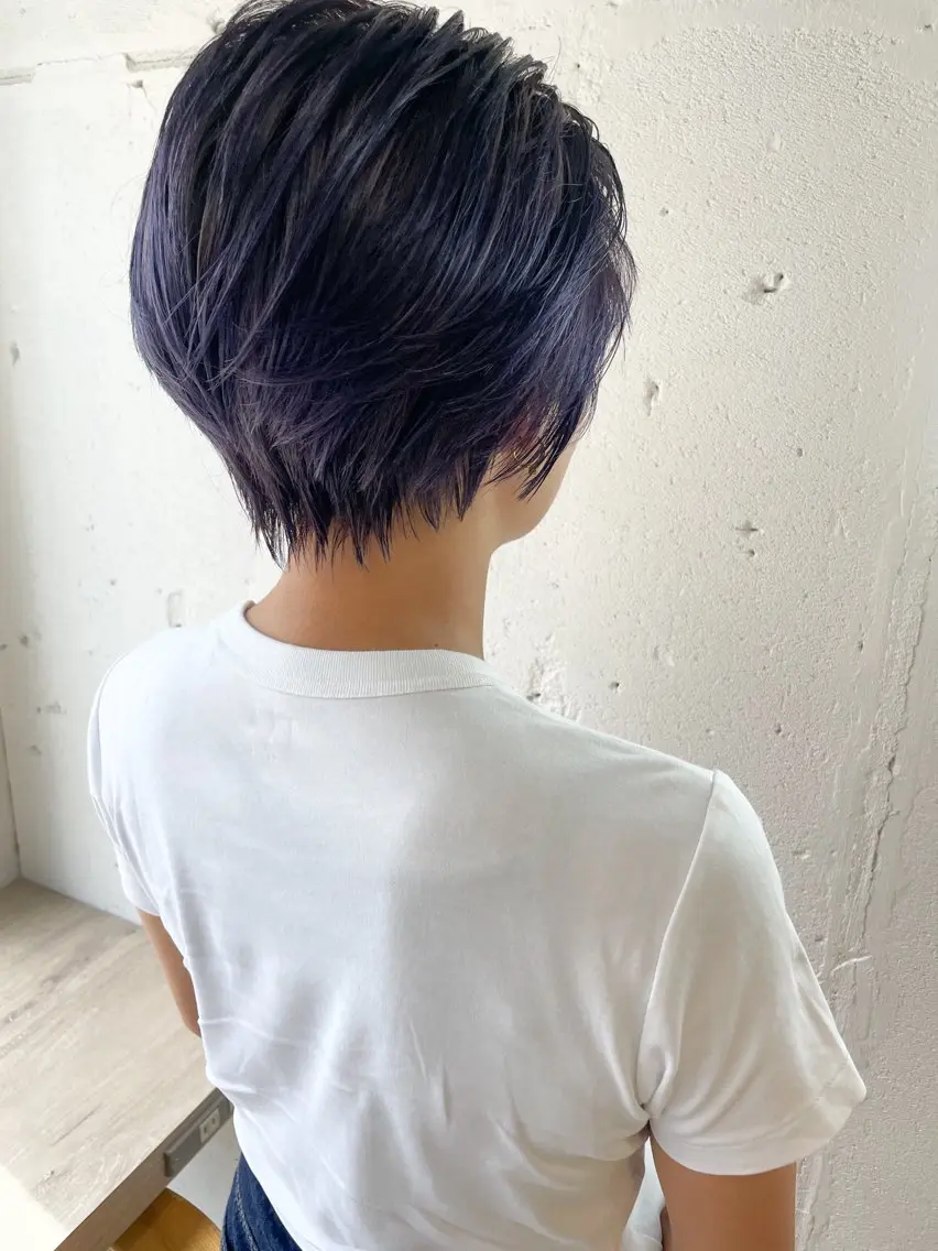ショート カット ヘアカラー トリートメント ショート✨ボブ✨代表 新田見美仁のヘアスタイル