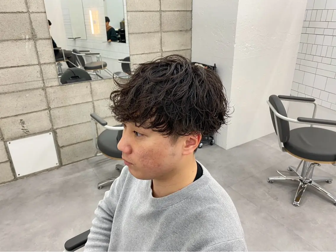 パーマ 【メンズ特化】中場 健人/西梅田/北新地のヘアスタイル