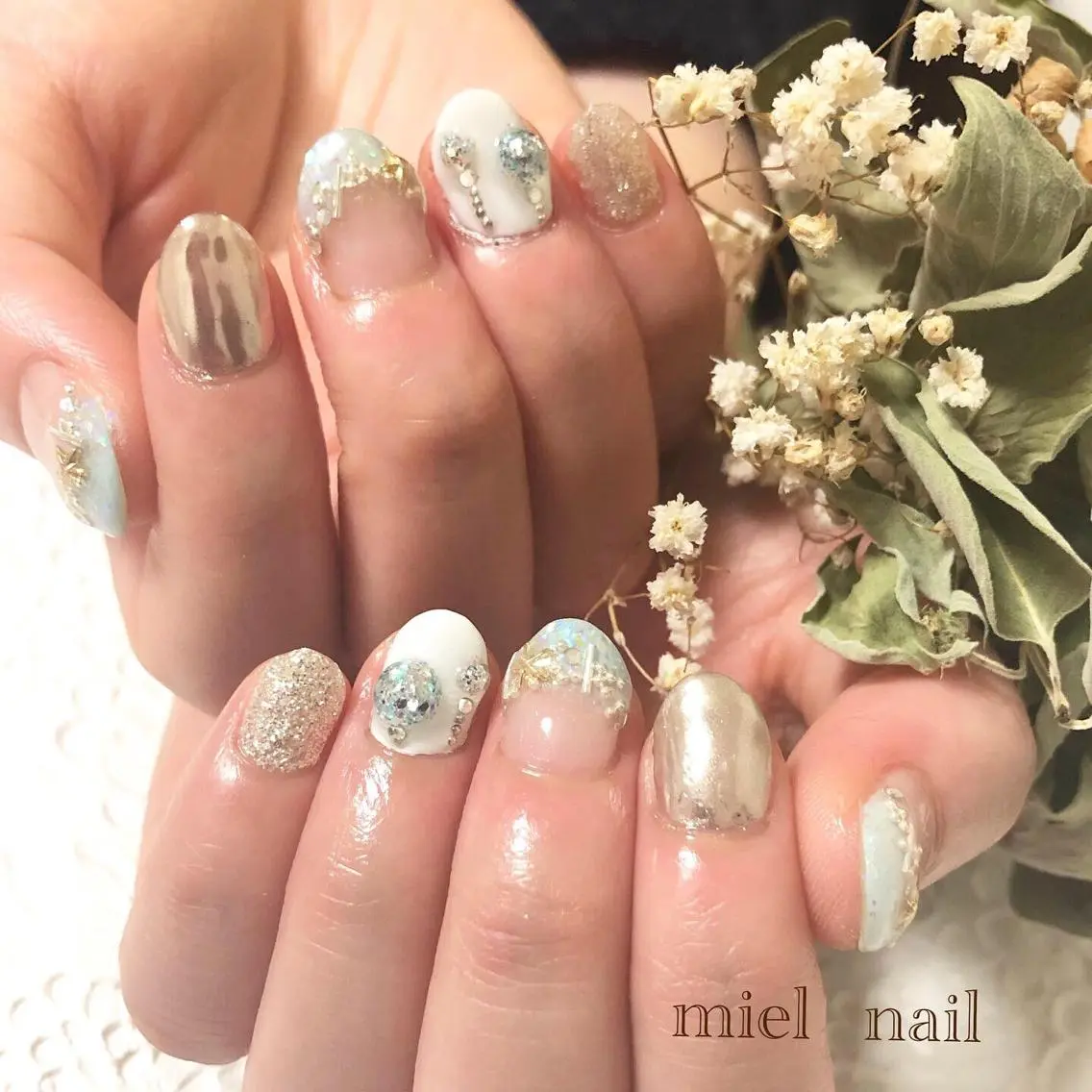 ネイル ハンドネイル miel nailのネイルデザイン