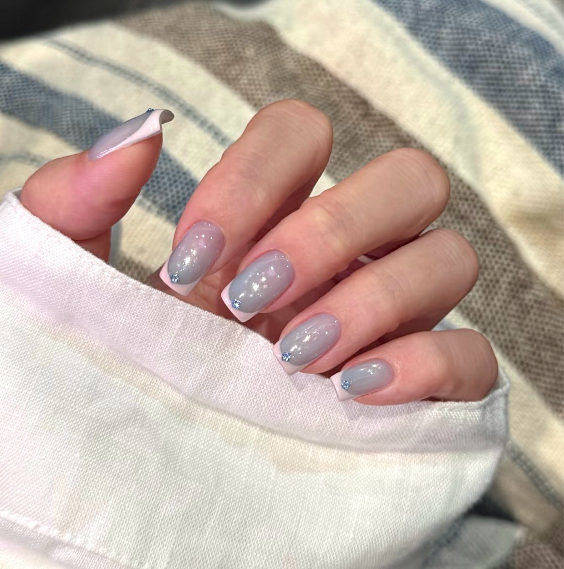 ネイル ボルドー ブラウン フットネイル フレンチネイル グラデーション ハンドネイル Lynn_ Nailのネイルデザイン
