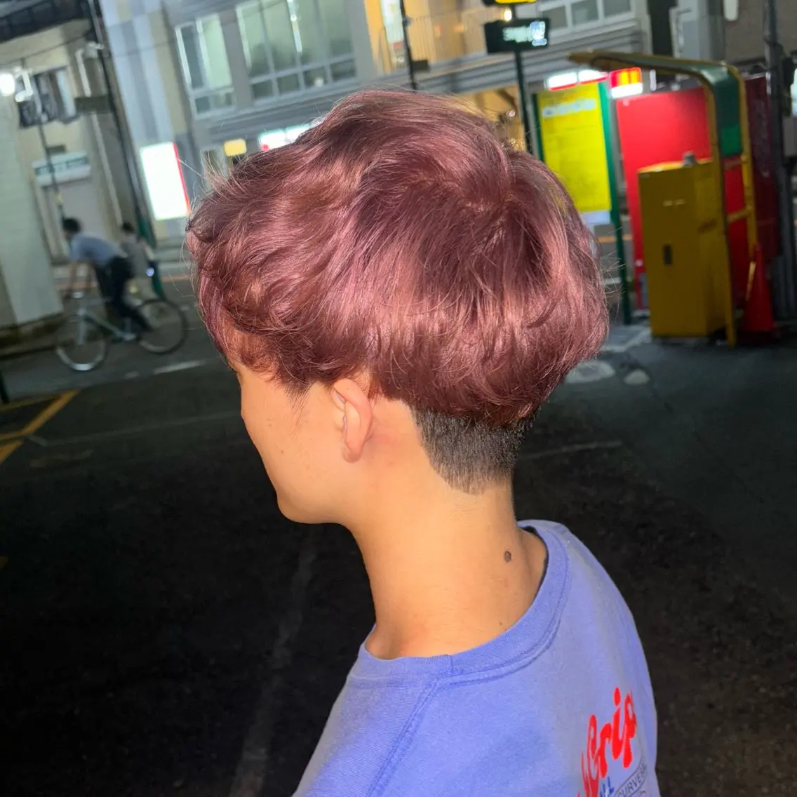 ショート 🎀ハイトーン/ 艶カラー/夕月🎀のヘアスタイル