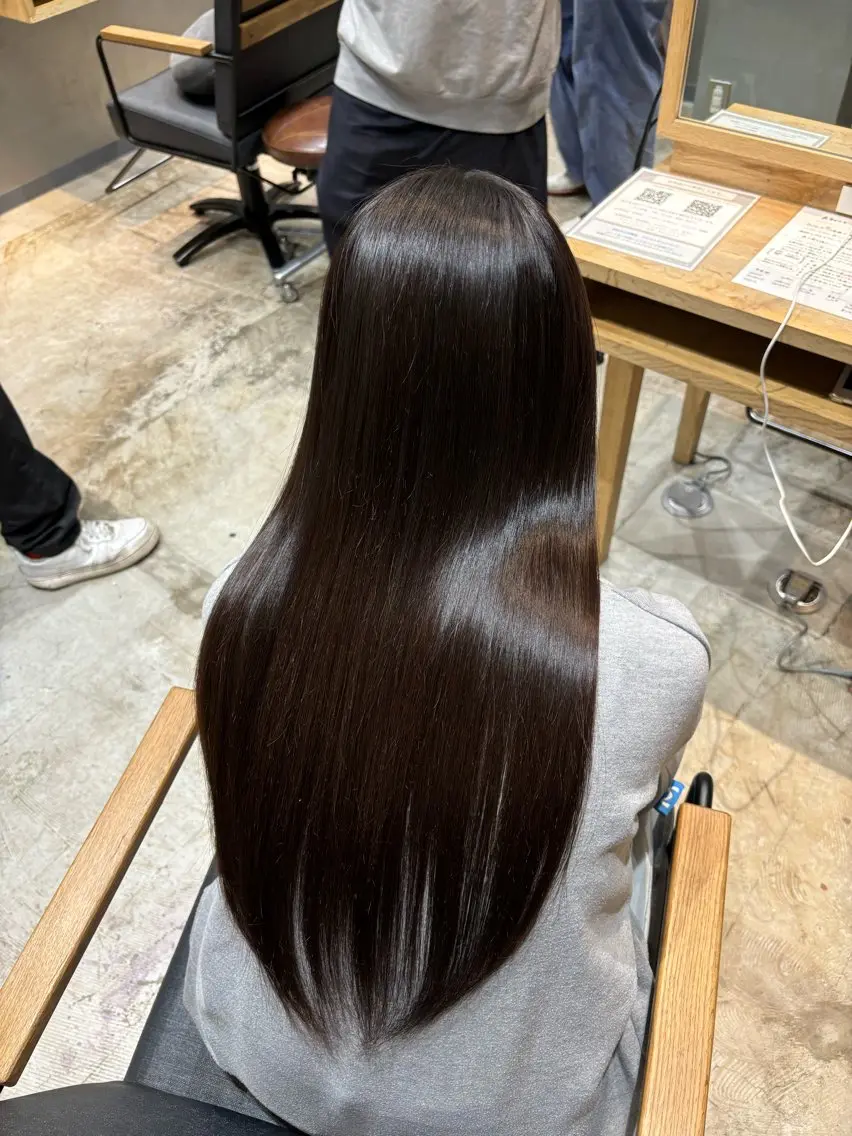 ロング 縮毛矯正 inity♡ Akaneのヘアスタイル