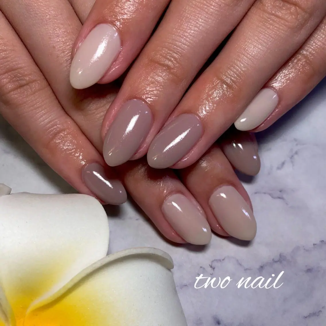 ネイル フットネイル ハート オフィスネイル ハンドネイル two nailのネイルデザイン