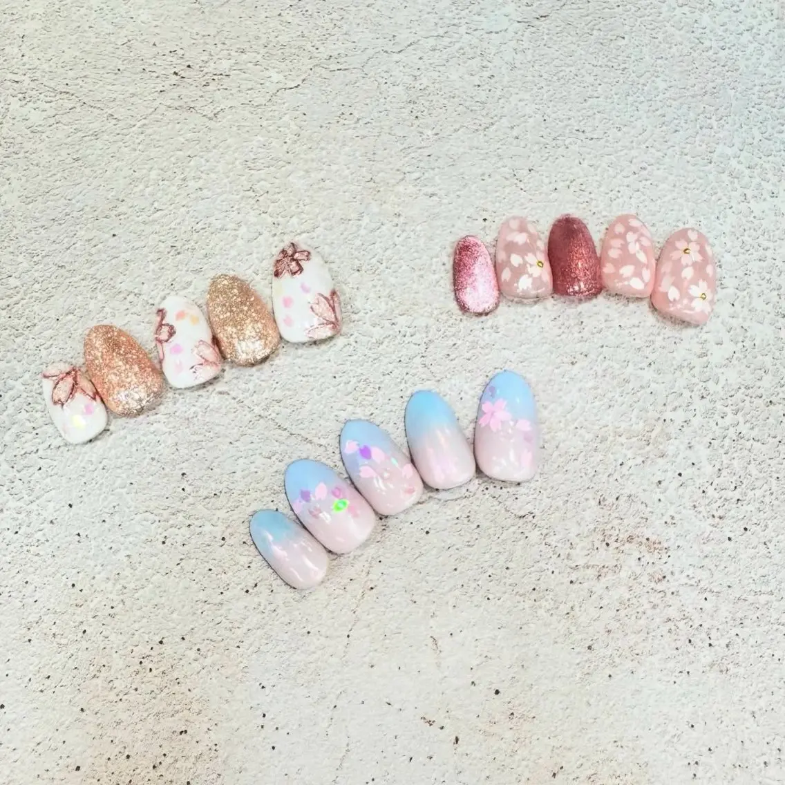 ネイル 桜ネイル 重永 夏南のネイルデザイン