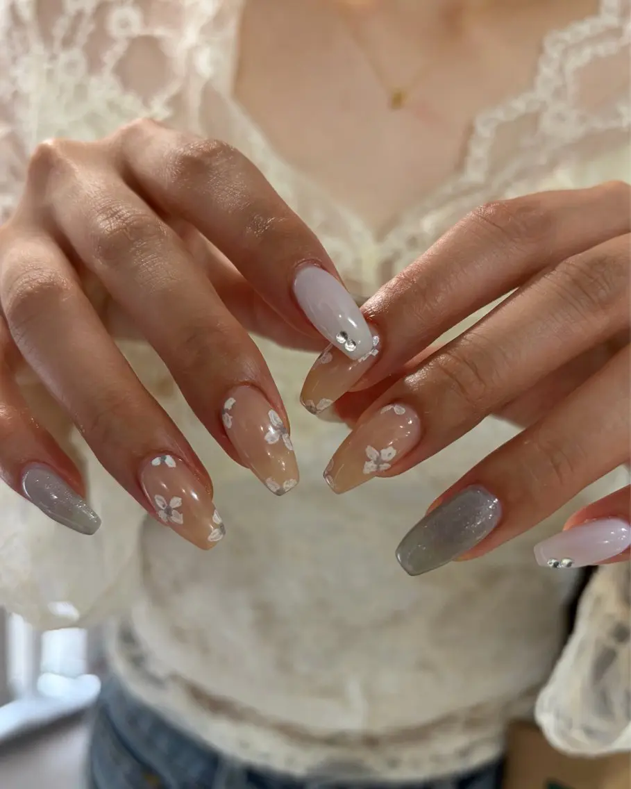 ネイル ハンドネイル フットネイル ASA nail / アート☀︎ニュアンスのネイルデザイン